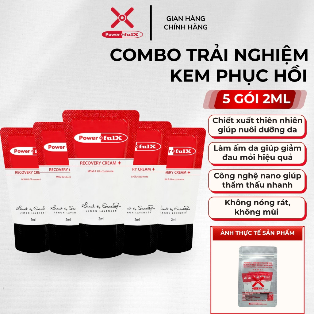 1 Combo 5 gói kem phục hồi 2ml - Ảnh 1