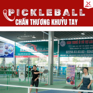 chan thuong khuyu tay khi choi pickleball